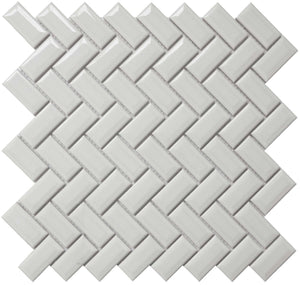 Roca Tile Usa Inc United States Ceramic Tile Cc Mosaics Ii Bright White Diamond Herring Porcelain Mosaics. Ufcc119-12Mt 1 Sheet = .86 Sq. Ft