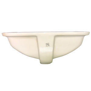 Nantucket Sinks UM-159-W Undermount Ceramic Sink In White