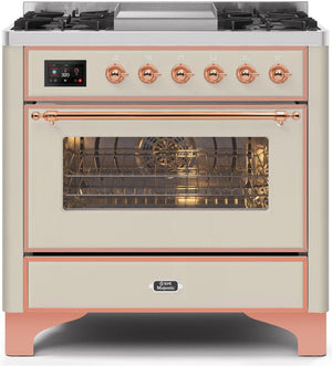 Ilve 36'' Majestic II Dual Fuel Natural Gas Range