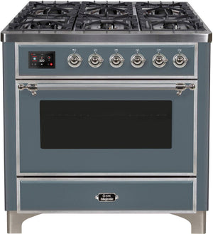 Ilve 36'' Majestic II Dual Fuel Liquid Propane Range