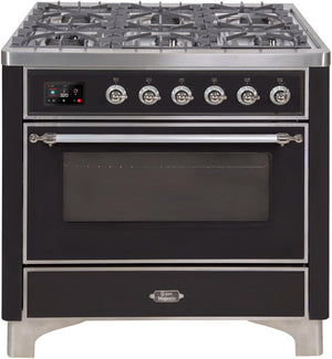 Ilve 36'' Majestic II Dual Fuel Natural Gas Range