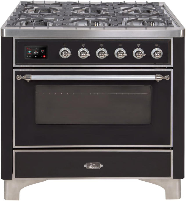 Ilve 36'' Majestic II Dual Fuel Liquid Propane Range