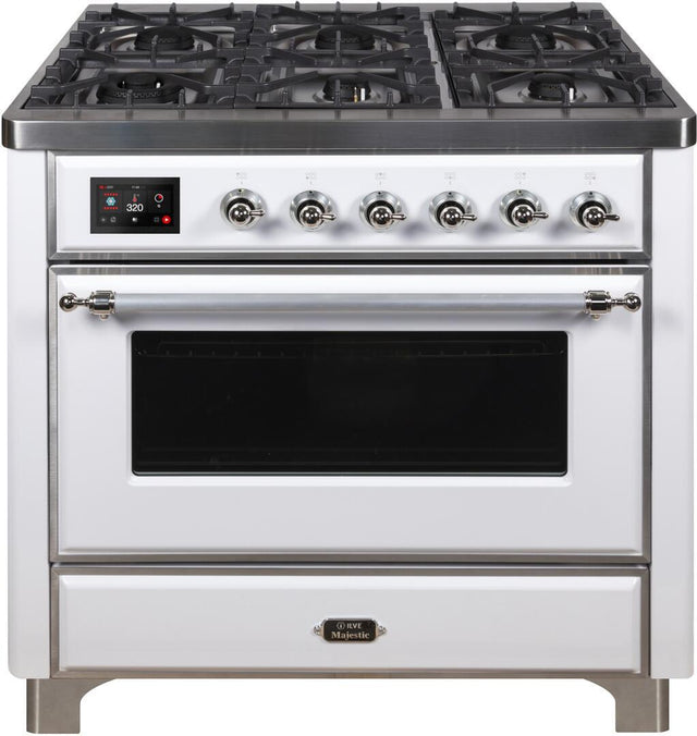 Ilve 36'' Majestic II Dual Fuel Liquid Propane Range