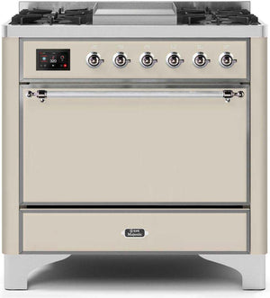 Ilve 36'' Majestic II Dual Fuel Natural Gas Range
