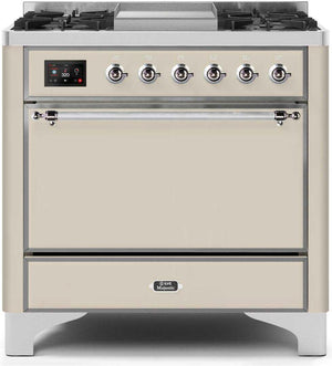 Ilve 36'' Majestic II Dual Fuel Liquid Propane Range