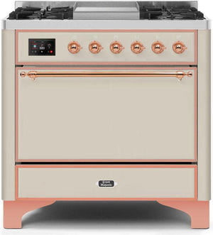 Ilve 36'' Majestic II Dual Fuel Natural Gas Range