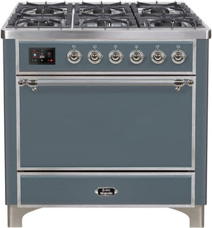Ilve 36'' Majestic II Dual Fuel Natural Gas Range