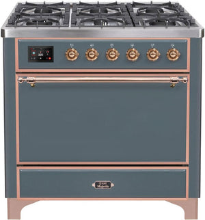 Ilve 36'' Majestic II Dual Fuel Natural Gas Range