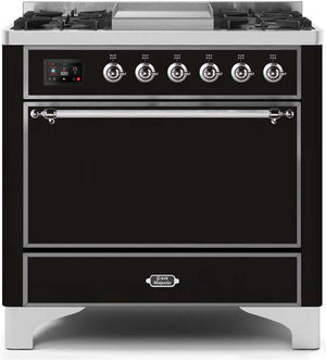 Ilve 36'' Majestic II Dual Fuel Natural Gas Range