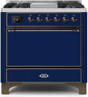 Ilve 36'' Majestic II Dual Fuel Natural Gas Range