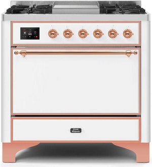 Ilve 36'' Majestic II Dual Fuel Natural Gas Range