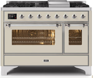 Ilve 48'' Majestic II Dual Fuel Liquid Propane Range