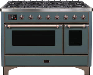Ilve 48'' Majestic II Dual Fuel Liquid Propane Range