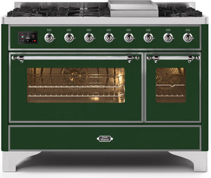 Ilve 48'' Majestic II Dual Fuel Liquid Propane Range