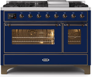Ilve 48'' Majestic II Dual Fuel Liquid Propane Range