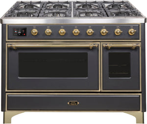Ilve 48'' Majestic II Dual Fuel Liquid Propane Range