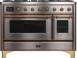 Ilve 48'' Majestic II Dual Fuel Liquid Propane Range