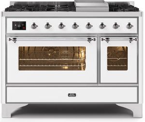 Ilve 48'' Majestic II Dual Fuel Liquid Propane Range