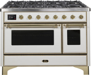 Ilve 48'' Majestic II Dual Fuel Liquid Propane Range
