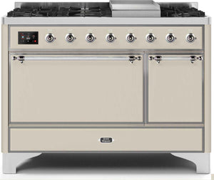 Ilve 48'' Majestic II Dual Fuel Liquid Propane Range