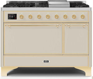 Ilve 48'' Majestic II Dual Fuel Liquid Propane Range