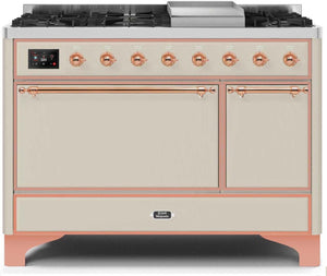 Ilve 48'' Majestic II Dual Fuel Liquid Propane Range