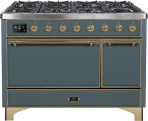Ilve 48'' Majestic II Dual Fuel Liquid Propane Range