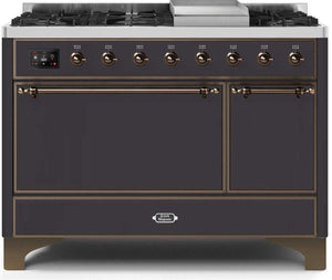 Ilve 48'' Majestic II Dual Fuel Liquid Propane Range