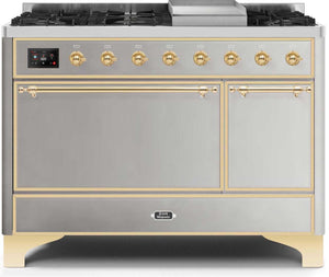 Ilve 48'' Majestic II Dual Fuel Liquid Propane Range