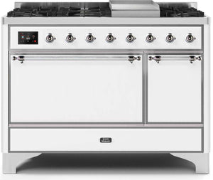 Ilve 48'' Majestic II Dual Fuel Liquid Propane Range