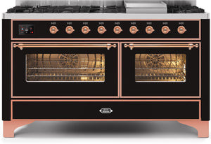 Ilve 60'' Majestic II Dual Fuel Natural Gas Range