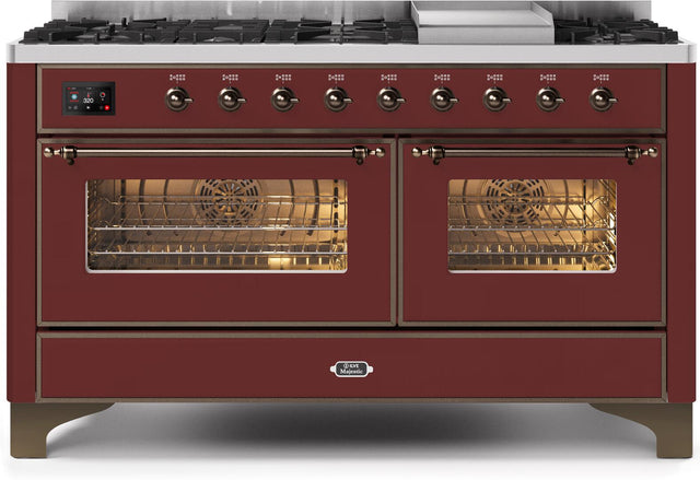 Ilve 60'' Majestic II Dual Fuel Liquid Propane Range