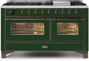 Ilve 60'' Majestic II Dual Fuel Liquid Propane Range