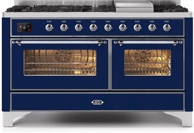 Ilve 60'' Majestic II Dual Fuel Liquid Propane Range