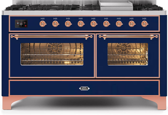 Ilve 60'' Majestic II Dual Fuel Liquid Propane Range
