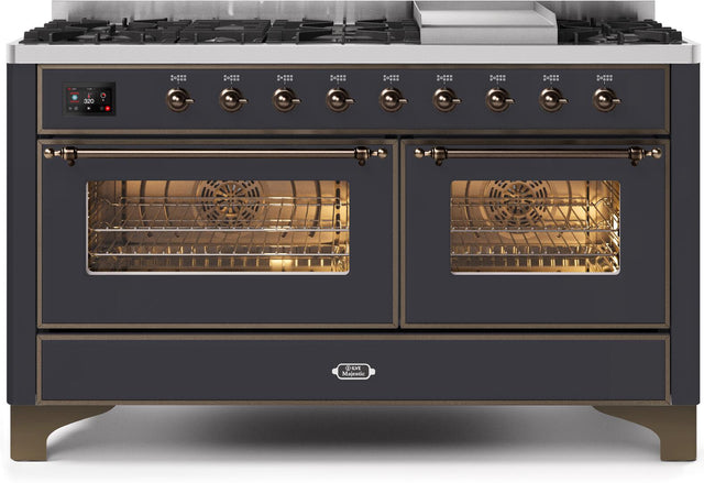 Ilve 60'' Majestic II Dual Fuel Liquid Propane Range