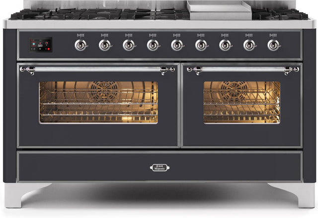 Ilve 60'' Majestic II Dual Fuel Liquid Propane Range