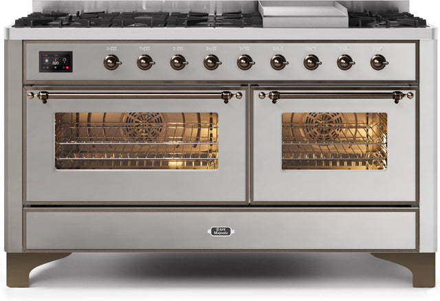 Ilve 60'' Majestic II Dual Fuel Liquid Propane Range