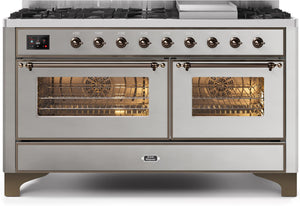 Ilve 60'' Majestic II Dual Fuel Natural Gas Range