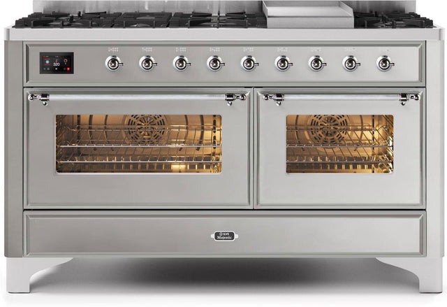 Ilve 60'' Majestic II Dual Fuel Liquid Propane Range