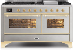 Ilve 60'' Majestic II Dual Fuel Liquid Propane Range