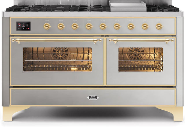 Ilve 60'' Majestic II Dual Fuel Liquid Propane Range