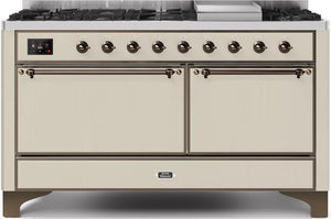 Ilve 60'' Majestic II Dual Fuel Liquid Propane Range