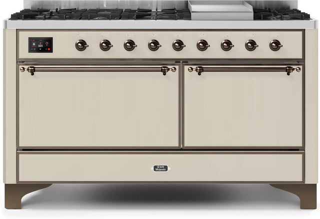 Ilve 60'' Majestic II Dual Fuel Liquid Propane Range