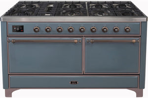 Ilve 60'' Majestic II Dual Fuel Natural Gas Range