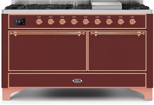 Ilve 60'' Majestic II Dual Fuel Liquid Propane Range