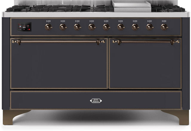 Ilve 60'' Majestic II Dual Fuel Liquid Propane Range