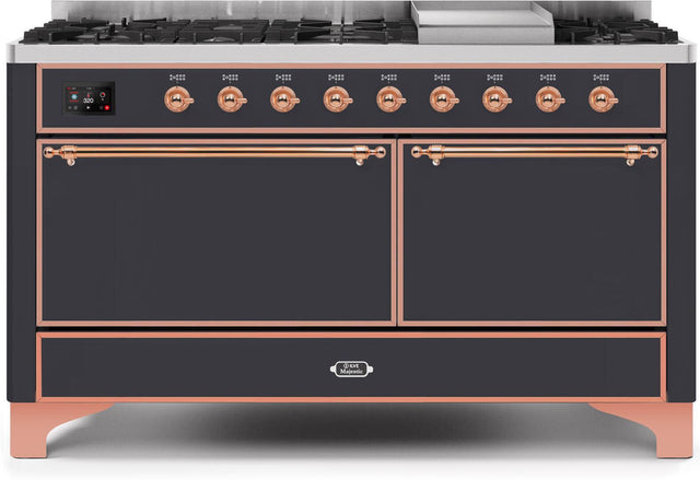 Ilve 60'' Majestic II Dual Fuel Liquid Propane Range