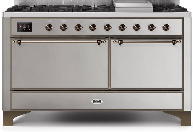 Ilve 60'' Majestic II Dual Fuel Liquid Propane Range