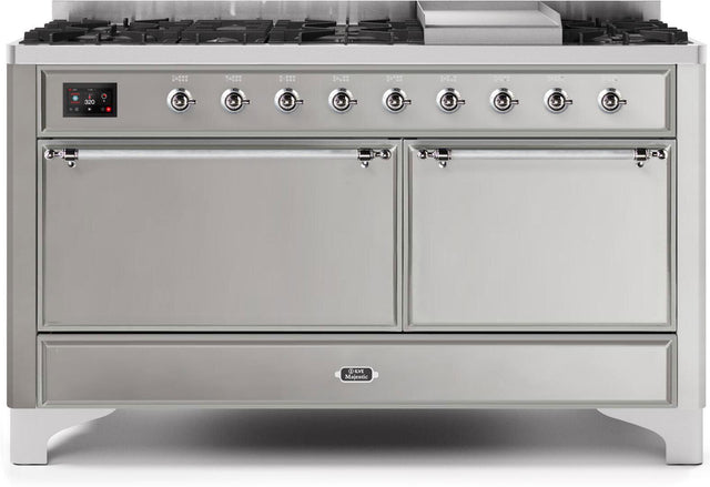 Ilve 60'' Majestic II Dual Fuel Liquid Propane Range